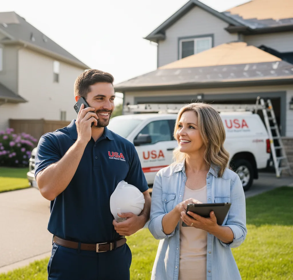 USA Roof Repair Experts customer support in Mountain Top